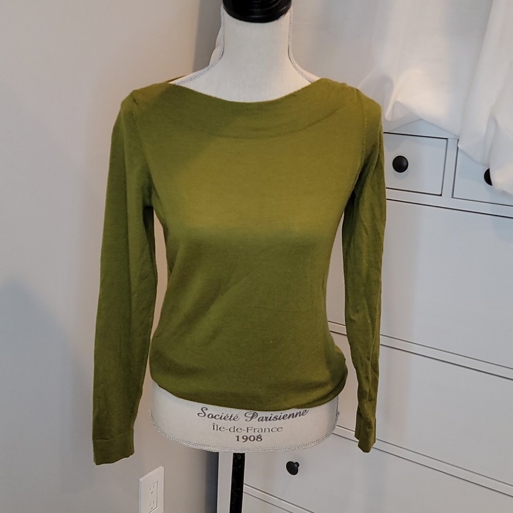 Eileen Fisher Italian Merino Wool Sweater Sz XS.